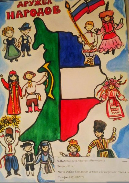 Мы разные мы вместе рисунки