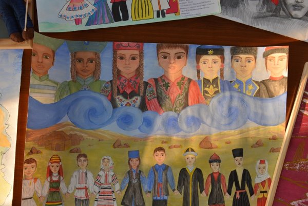 Плакат мы разные но мы вместе