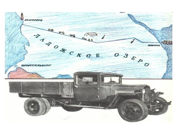 Плакат дорога жизни