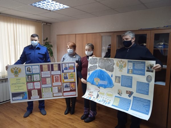 Рисунки детей к 300 летию прокуратуры