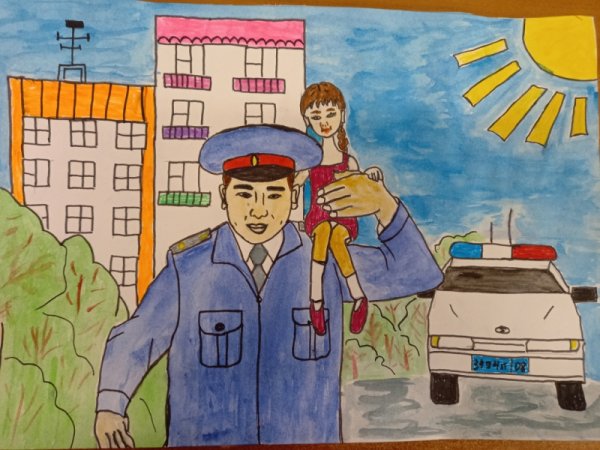 Мама полицейский