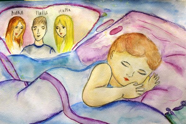 Рисунки на тему семья глазами ребёнка