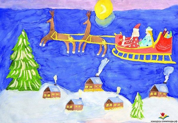 Новогодние рисунки