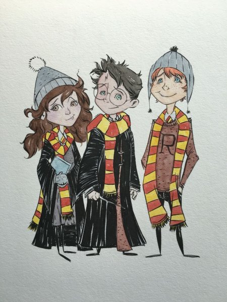 Гарри Поттер рисуночки