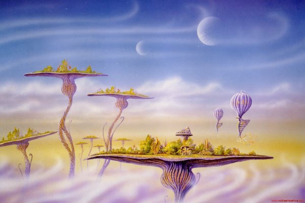 Фантастический пейзаж легкий