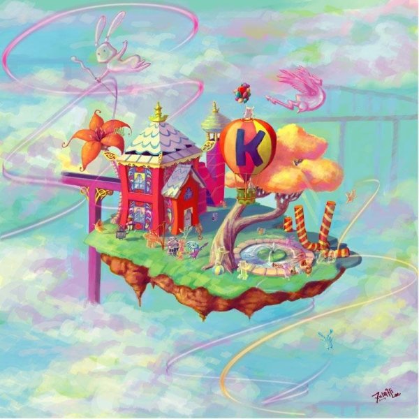 Фантастический детский пейзаж