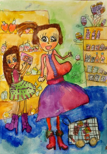 Конкурс рисунков мама милая моя