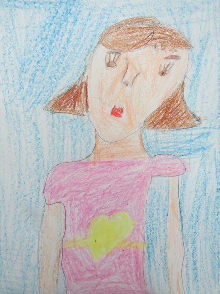 Рисунки детей мама милая моя