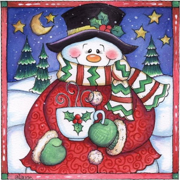 Рисунки наиновогоднюю тематику
