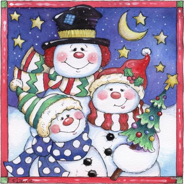 Детские рисунки на тему новогоднее чудо