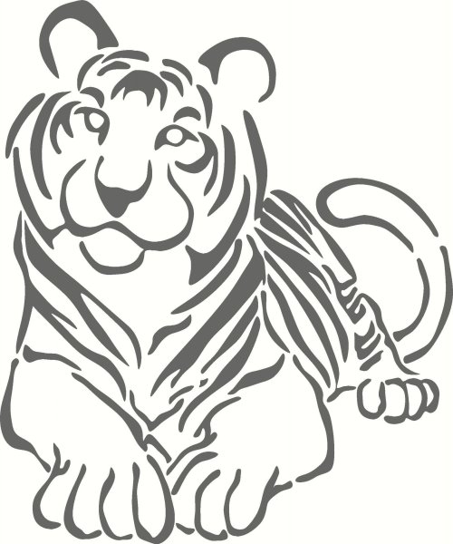 Знак китайского зодиака тигр
