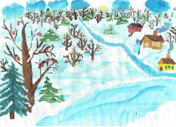 Конкурс рисунков волшебница зима