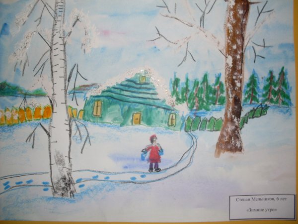 Конкурс рисунков волшебница зима