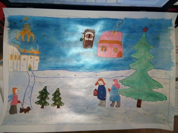 Конкурс рисунков волшебница зима