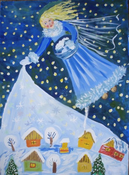 Конкурс рисунков волшебница зима