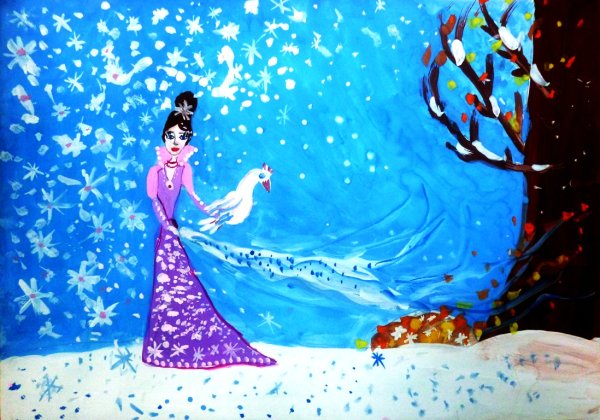 Конкурс рисунков волшебница зима