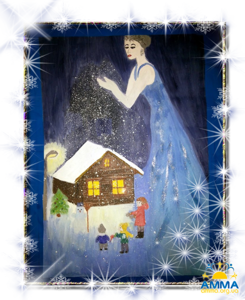 Выставка детских рисунков волшебница зима