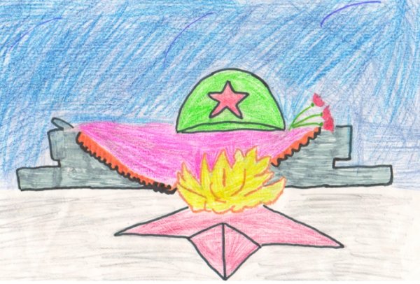 Рисунок на военную тематику легкий