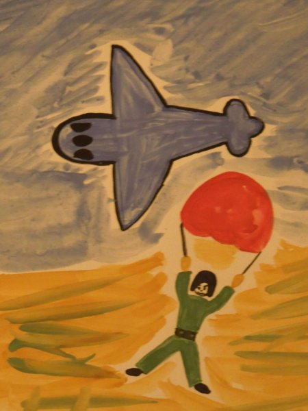 Рисунок на тему война легкий