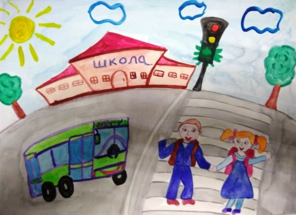 Рисунки по ПДД