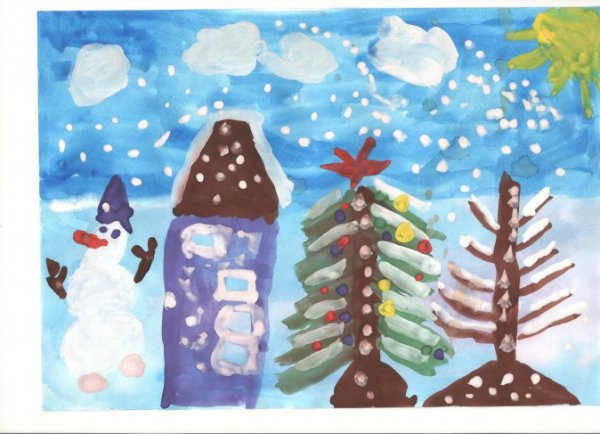 Рисование в подготовительной группе