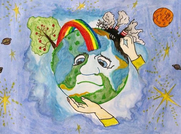 Рисунок на тему сохраним планету