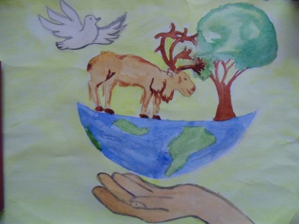 Рисунок на тему защита животных