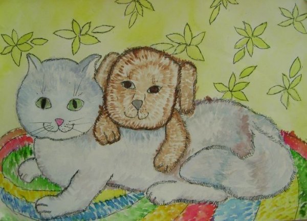 Рисунок на тему моё любимое животное