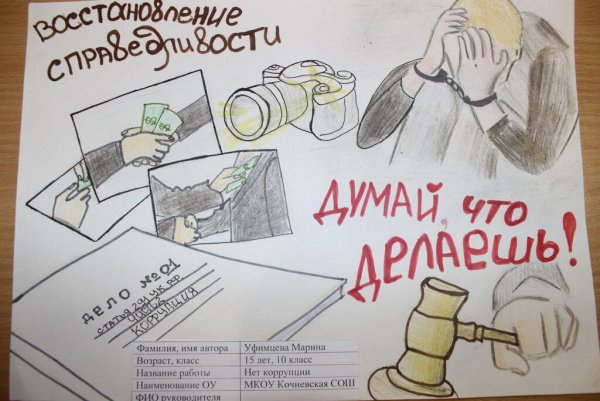 Рисунок на тему коррупция