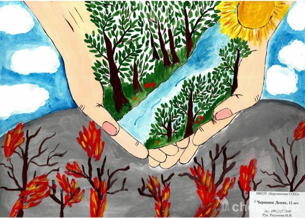 Рисунок на тему сохранение природы