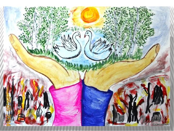 Рисунок берегите природу