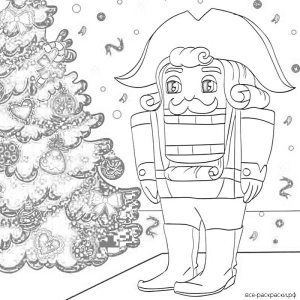 Гофман Щелкунчик раскраска