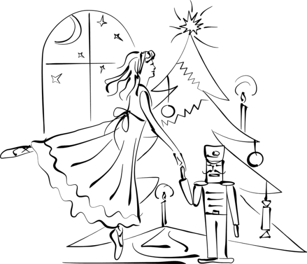 Рисунки балета Чуковского Щелкунчик