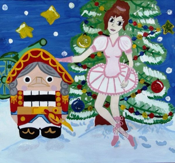 Рисунок к балету Щелкунчик