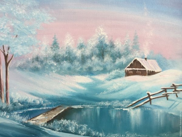 Зимний пейзаж для новичков