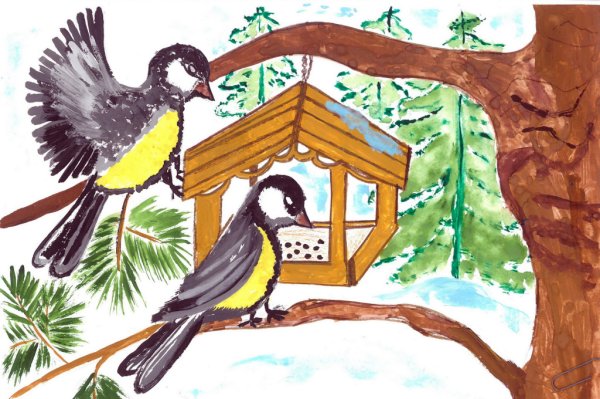 Кормушка для рисования