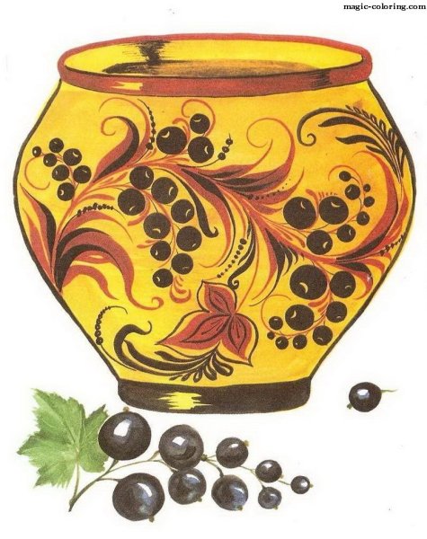 Хохломская роспись для детей