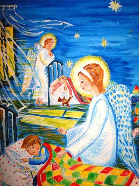 Рождественский рисунок на конкурс