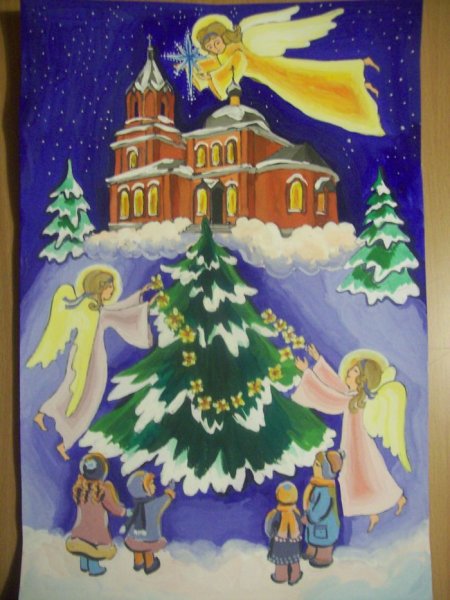 Свет Рождества конкурс рисунков