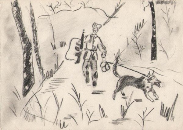 Раскраска животные на войне