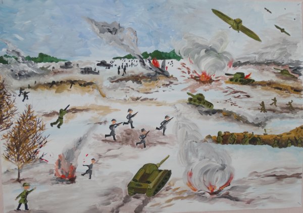 Битва за Москву рисунки