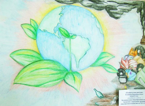 Рисунок на тему Живая Планета