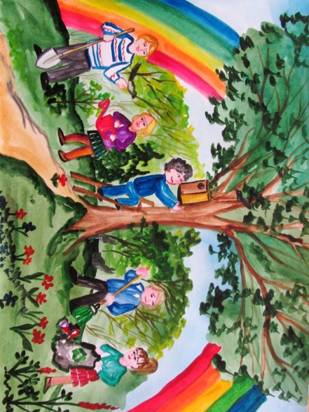 Зеленый мир глазами детей