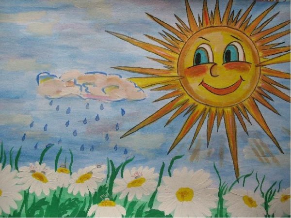 Рисование солнышко