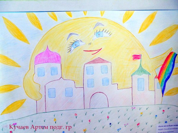 Рисунок на тему мы за мир