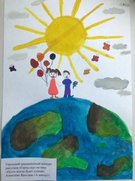 Солнце рисунок