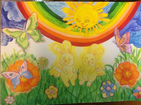 Пусть всегда будет солнце рисунок в детский сад