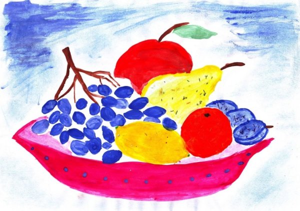 Натюрморт детские рисунки