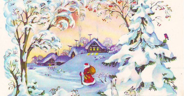 Рисование зимняя сказка