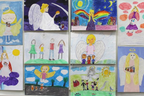 Ангел для рисования